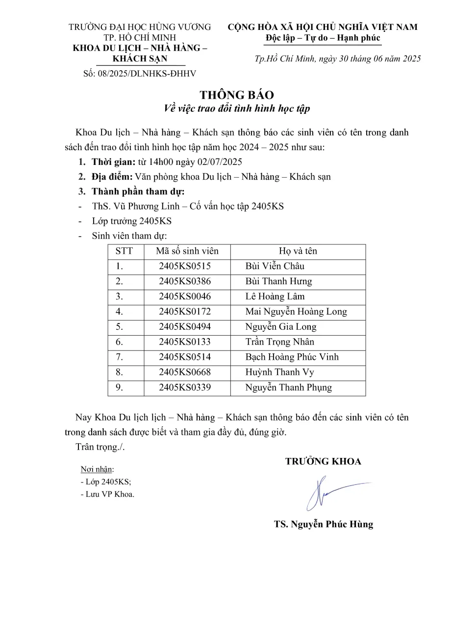DHV - Trường Đại Học Hùng Vương TPHCM